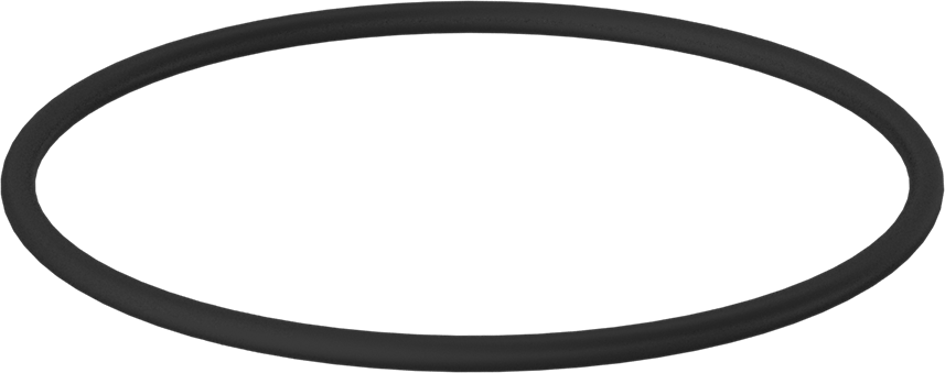 Yağa Dayanıklı Buna-N O-Ring, 3/16 Kesirli Genişlik, Dash Numarası 356