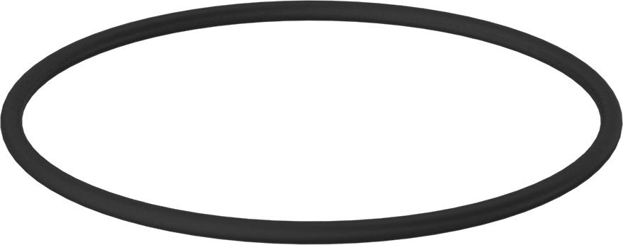 Yağa Dayanıklı Buna-N O-Ring, 3/16 Kesirli Genişlik, Dash Numarası 358