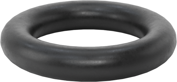 Yağa Dayanıklı Buna-N O-Ring, 3/32 Kesirli Genişlik, Dash Numarası 110