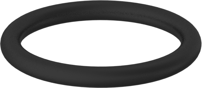 Yağa Dayanıklı Buna-N O-Ring, 3/32 Kesirli Genişlik, Dash Numarası 117