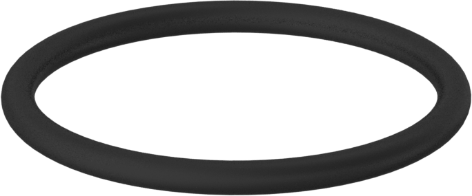 Yağa Dayanıklı Buna-N O-Ring, 3/32 Kesirli Genişlik, Dash Numarası 124