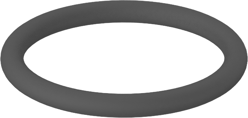 Yağa Dayanıklı Buna-N O-Ring, 2.5 mm Genişlik, 65 mm İç Çap