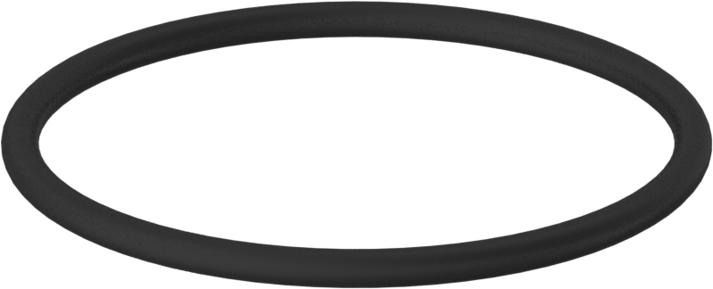 Kimyasala Dayanıklı Viton® Floroelastomer O-Ring, 1/8 Kesirli Genişlik, Dash Numarası 229