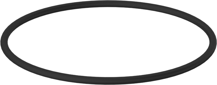 Kimyasala Dayanıklı Viton® Floroelastomer O-Ring, 1/8 Kesirli Genişlik, Dash Numarası 241