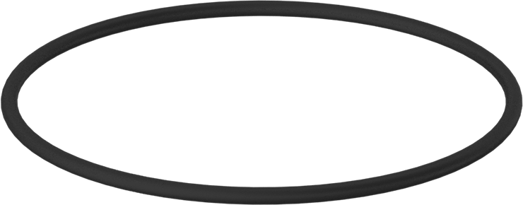 Kimyasala Dayanıklı Viton® Floroelastomer O-Ring, 1/8 Kesirli Genişlik, Dash Numarası 243