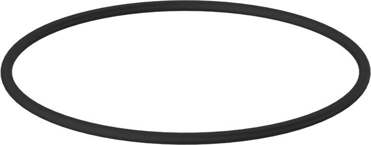Kimyasala Dayanıklı Viton® Floroelastomer O-Ring, 1/8 Kesirli Genişlik, Dash Numarası 244