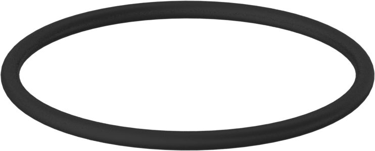 Kimyasala Dayanıklı Viton® Floroelastomer O-Ring, 3/32 Kesirli Genişlik, Dash Numarası 134
