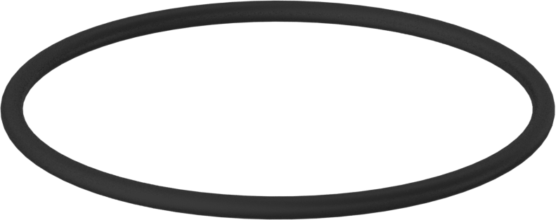 Kimyasala Dayanıklı Viton® Floroelastomer O-Ring, 3/32 Kesirli Genişlik, Dash Numarası 142