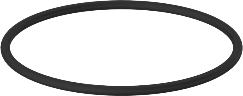 Kimyasala Dayanıklı Viton® Floroelastomer O-Ring, 3/32 Kesirli Genişlik, Dash Numarası 143