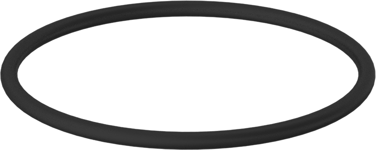 Kimyasala Dayanıklı Viton® Floroelastomer O-Ring, 3/16 Kesirli Genişlik, Dash Numarası 347