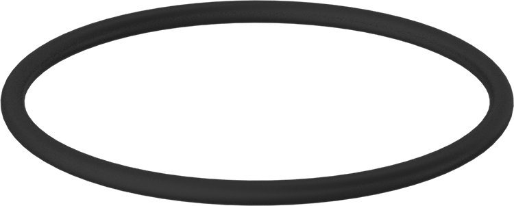 Kimyasala Dayanıklı Viton® Floroelastomer O-Ring, 3/16 Kesirli Genişlik, Dash Numarası 346