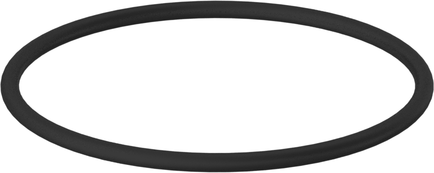 Kimyasala Dayanıklı Viton® Floroelastomer O-Ring, 1/8 Kesirli Genişlik, Dash Numarası 234