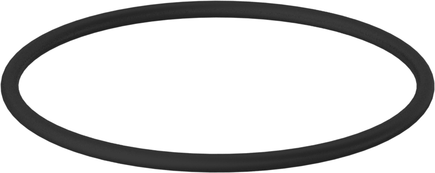 Kimyasala Dayanıklı Viton® Floroelastomer O-Ring, 1/8 Kesirli Genişlik, Dash Numarası 235