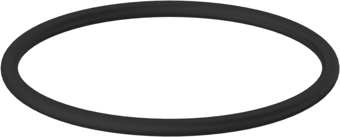 Kimyasala Dayanıklı Viton® Floroelastomer O-Ring, 1/16 Kesirli Genişlik, Dash Numarası 026