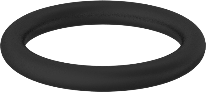 Kimyasala Dayanıklı Viton® Floroelastomer O-Ring, 1/8 Kesirli Genişlik, Dash Numarası 212