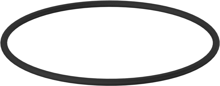 Kimyasala Dayanıklı Viton® Floroelastomer O-Ring, 1/16 Kesirli Genişlik, Dash Numarası 034