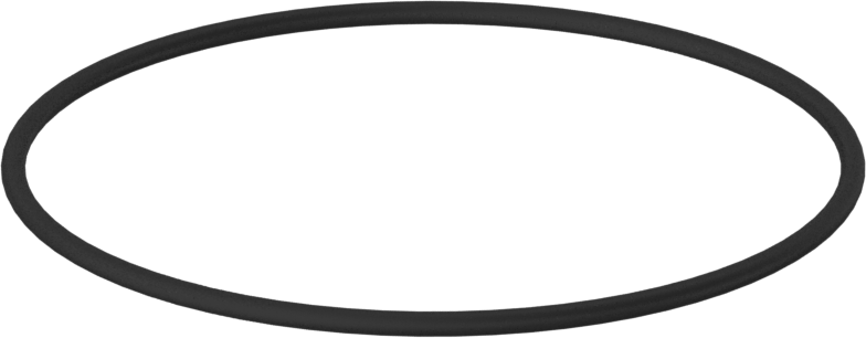 Kimyasala Dayanıklı Viton® Floroelastomer O-Ring, 1/16 Kesirli Genişlik, Dash Numarası 036