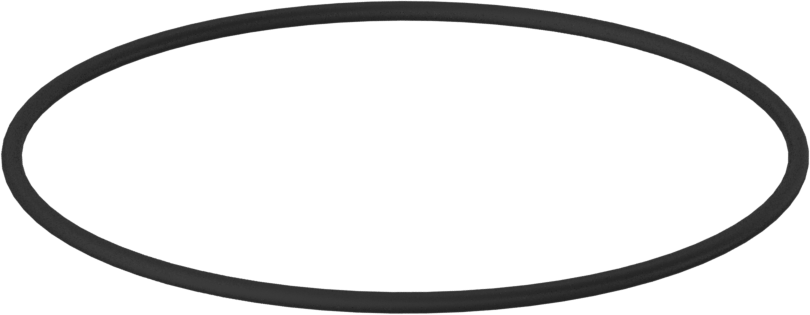 Kimyasala Dayanıklı Viton® Floroelastomer O-Ring, 1/16 Kesirli Genişlik, Dash Numarası 038