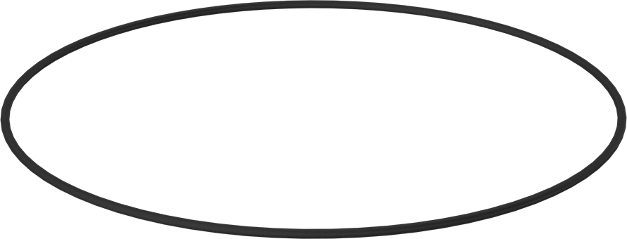 Kimyasala Dayanıklı Viton® Floroelastomer O-Ring, 1/4 Kesirli Genişlik, Dash Numarası 467