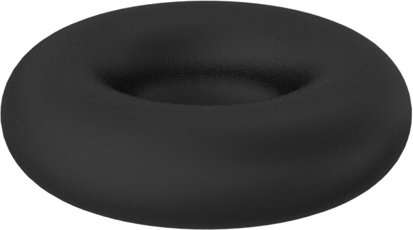 Kimyasala Dayanıklı Viton® Floroelastomer O-Ring, 3/32 Kesirli Genişlik, Dash Numarası 105