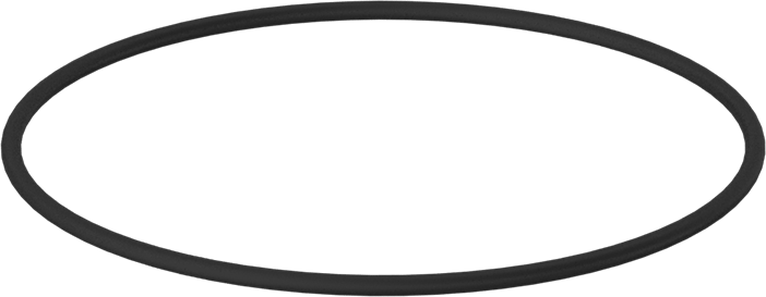 Kimyasala Dayanıklı Viton® Floroelastomer O-Ring, 3/32 Kesirli Genişlik, Dash Numarası 154