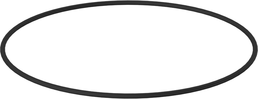 Kimyasala Dayanıklı Viton® Floroelastomer O-Ring, 3/32 Kesirli Genişlik, Dash Numarası 160