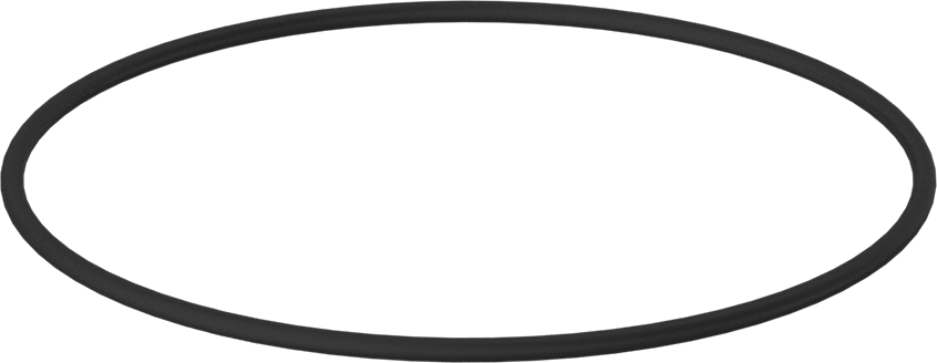 Kimyasala Dayanıklı Viton® Floroelastomer O-Ring, 1/8 Kesirli Genişlik, Dash Numarası 253