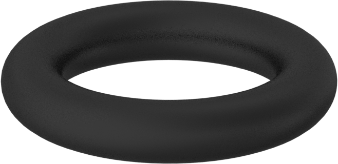 Kimyasala Dayanıklı Viton® Floroelastomer O-Ring, 3/16 Kesirli Genişlik, Dash Numarası 314