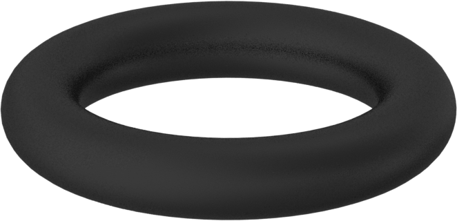 Kimyasala Dayanıklı Viton® Floroelastomer O-Ring, 3/16 Kesirli Genişlik, Dash Numarası 315