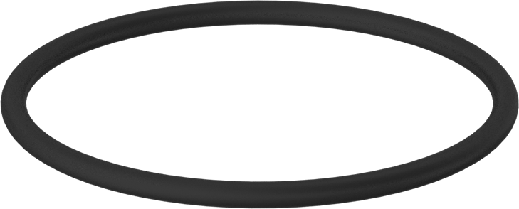 Kimyasala Dayanıklı Viton® Floroelastomer O-Ring, 3/16 Kesirli Genişlik, Dash Numarası 344