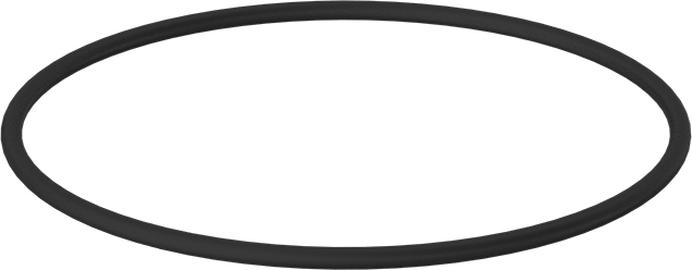 Kimyasala Dayanıklı Viton® Floroelastomer O-Ring, 3/16 Kesirli Genişlik, Dash Numarası 363
