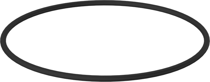 Kimyasala Dayanıklı Viton® Floroelastomer O-Ring, 3/16 Kesirli Genişlik, Dash Numarası 366