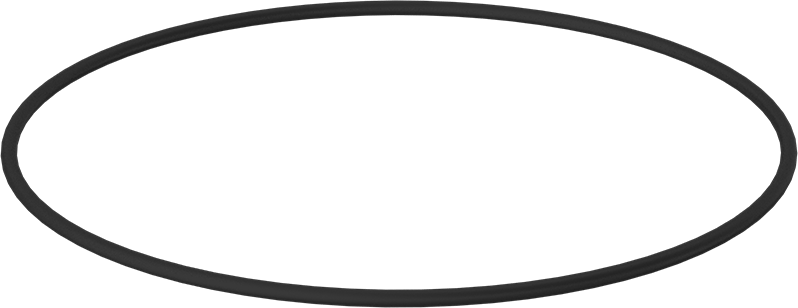 Kimyasala Dayanıklı Viton® Floroelastomer O-Ring, 3/16 Kesirli Genişlik, Dash Numarası 377