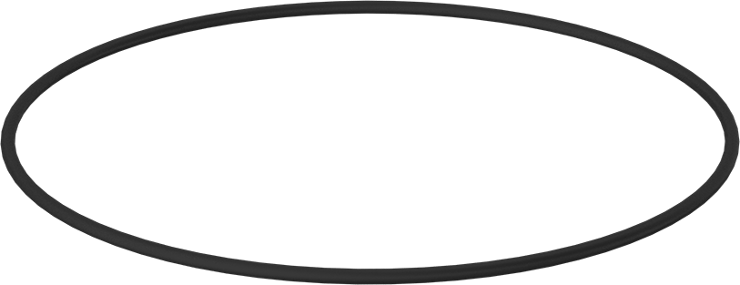 Kimyasala Dayanıklı Viton® Floroelastomer O-Ring, 3/16 Kesirli Genişlik, Dash Numarası 378