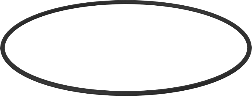 Kimyasala Dayanıklı Viton® Floroelastomer O-Ring, 3/16 Kesirli Genişlik, Dash Numarası 380