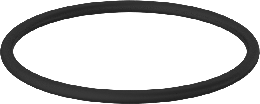 Kimyasala Dayanıklı Viton® Floroelastomer O-Ring, 1/4 Kesirli Genişlik, Dash Numarası 429