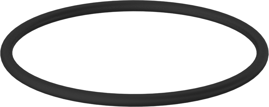 Kimyasala Dayanıklı Viton® Floroelastomer O-Ring, 1/4 Kesirli Genişlik, Dash Numarası 434