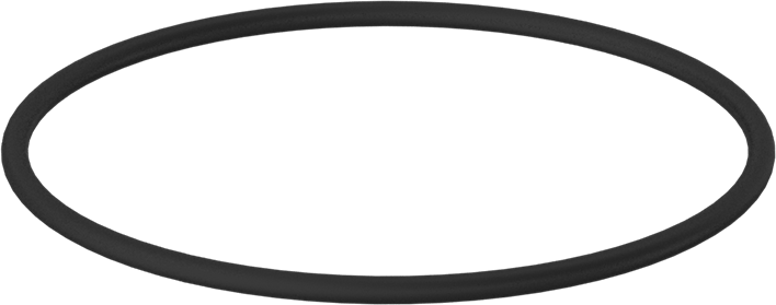 Kimyasala Dayanıklı Viton® Floroelastomer O-Ring, 1/8 Kesirli Genişlik, Dash Numarası 240