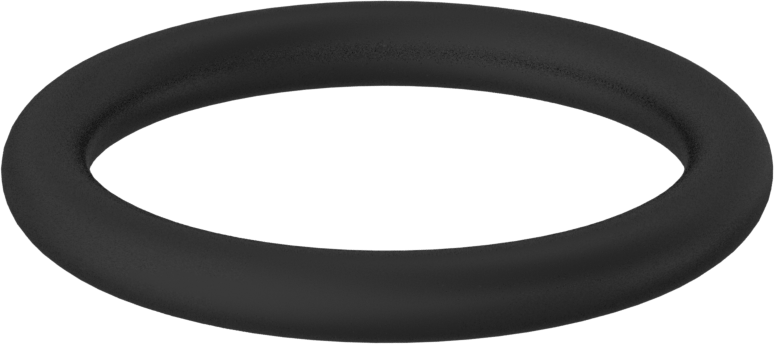 Kimyasala Dayanıklı Viton® Floroelastomer O-Ring, 1/4 Kesirli Genişlik, Dash Numarası 404