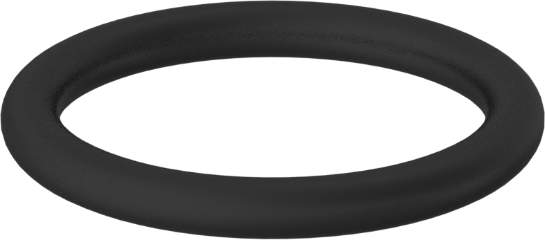 Kimyasala Dayanıklı Viton® Floroelastomer O-Ring, 1/4 Kesirli Genişlik, Dash Numarası 405