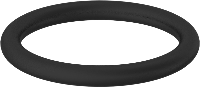 Kimyasala Dayanıklı Viton® Floroelastomer O-Ring, 1/4 Kesirli Genişlik, Dash Numarası 406