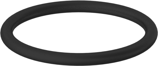Kimyasala Dayanıklı Viton® Floroelastomer O-Ring, 1/16 Kesirli Genişlik, Dash Numarası 018