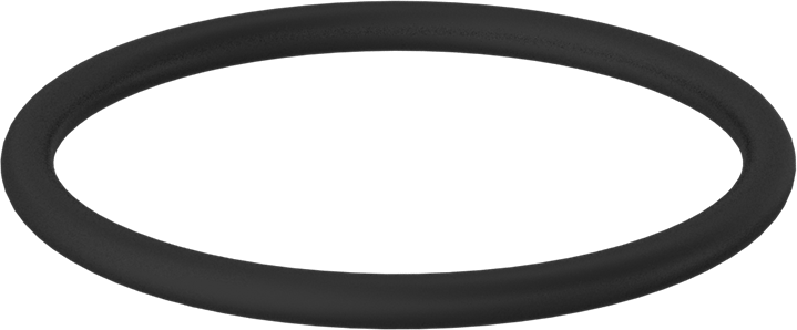 Kimyasala Dayanıklı Viton® Floroelastomer O-Ring, 1/4 Kesirli Genişlik, Dash Numarası 418