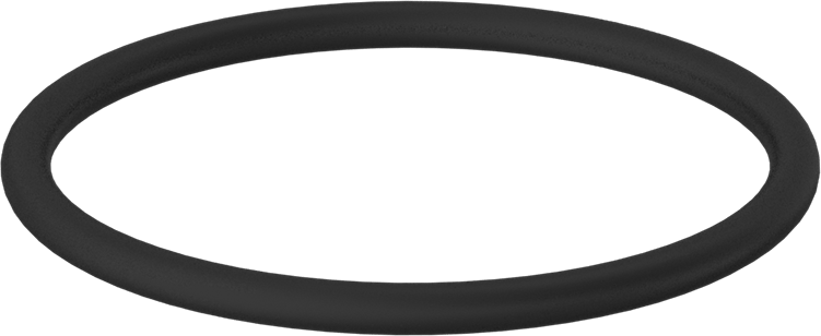 Kimyasala Dayanıklı Viton® Floroelastomer O-Ring, 1/4 Kesirli Genişlik, Dash Numarası 421