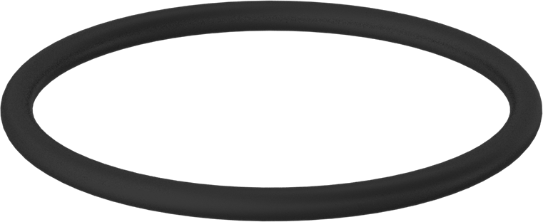 Kimyasala Dayanıklı Viton® Floroelastomer O-Ring, 1/4 Kesirli Genişlik, Dash Numarası 422