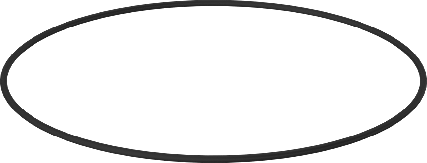 Kimyasala Dayanıklı Viton® Floroelastomer O-Ring, 3/16 Kesirli Genişlik, Dash Numarası 382