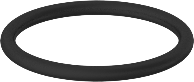Kimyasala Dayanıklı Viton® Floroelastomer O-Ring, 3/32 Kesirli Genişlik, Dash Numarası 122