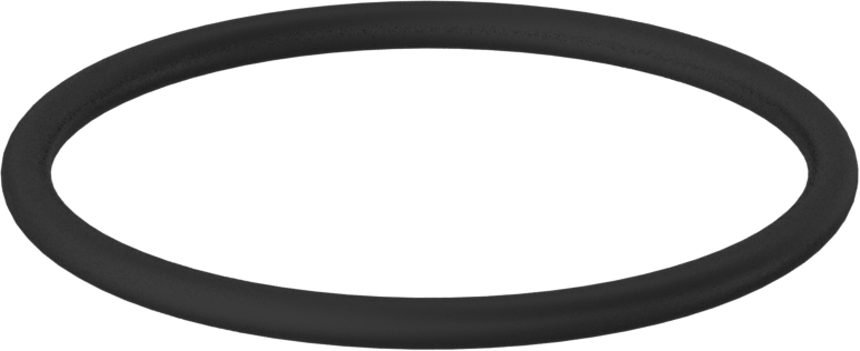 Kimyasala Dayanıklı Viton® Floroelastomer O-Ring, 1/8 Kesirli Genişlik, Dash Numarası 227