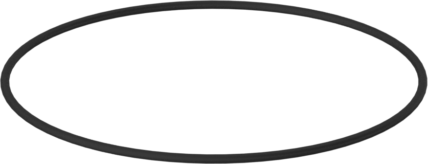 Suya ve Buhara Dayanıklı Parker E0603 EPDM O-Ring, 1/16 Kesirli Genişlik, Dash Numarası 042