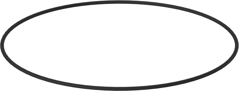 Suya ve Buhara Dayanıklı Parker E0603 EPDM O-Ring, 1/16 Kesirli Genişlik, Dash Numarası 047